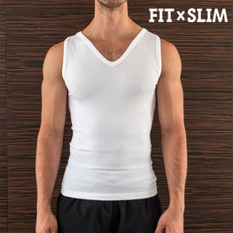 FIT X SLIM REDUCING UNDERSHIRTS FOR MEN (PACK OF 2)