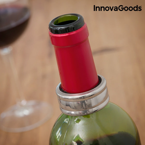 INNOVAGOODS SCREWPULL SET OF WINE ACCESSORIES WITH CORKSCREW (4 PIECES)