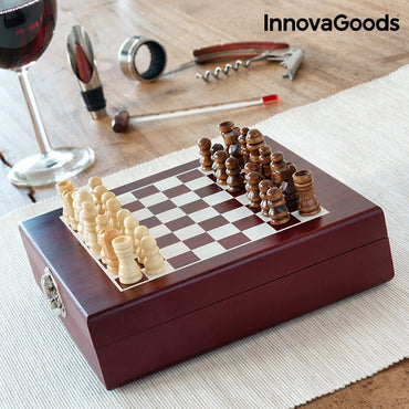 INNOVAGOODS WINE AND CHESS SET (37 PIECES)