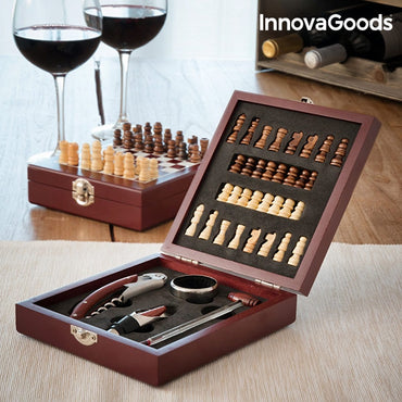 INNOVAGOODS WINE AND CHESS SET (37 PIECES)