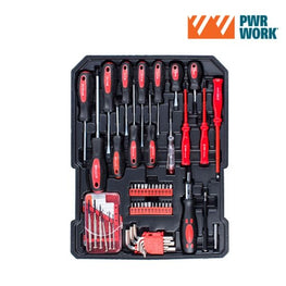 PWR WORK TOOL KIT ON WHEELS (186 TOOLS)