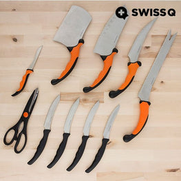 SWISS Q ERGO KNIFE SET (10 PIECES)